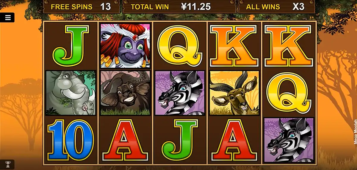 Hit the jackpot in Mega Moolah